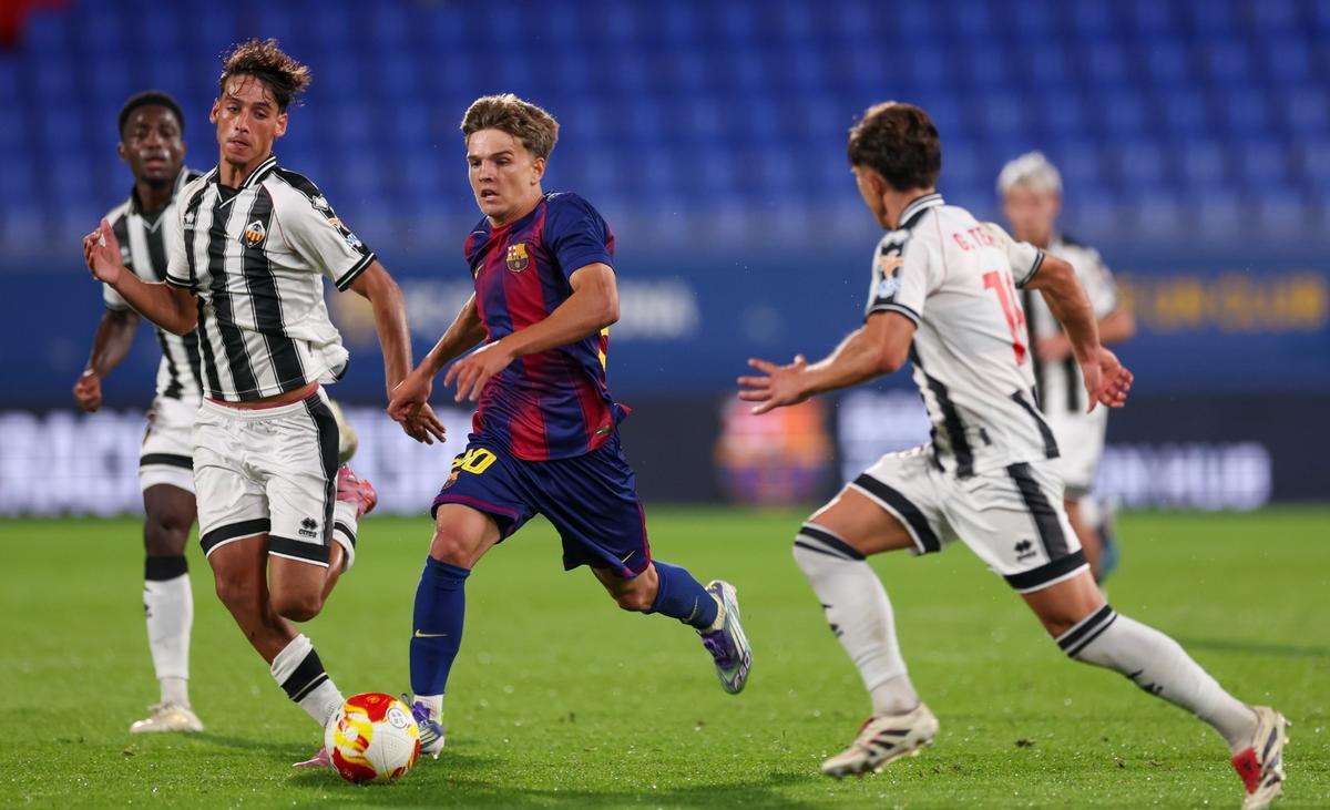 Las mejores imágenes del Barça Atlètic vs Castellón B (4-0)