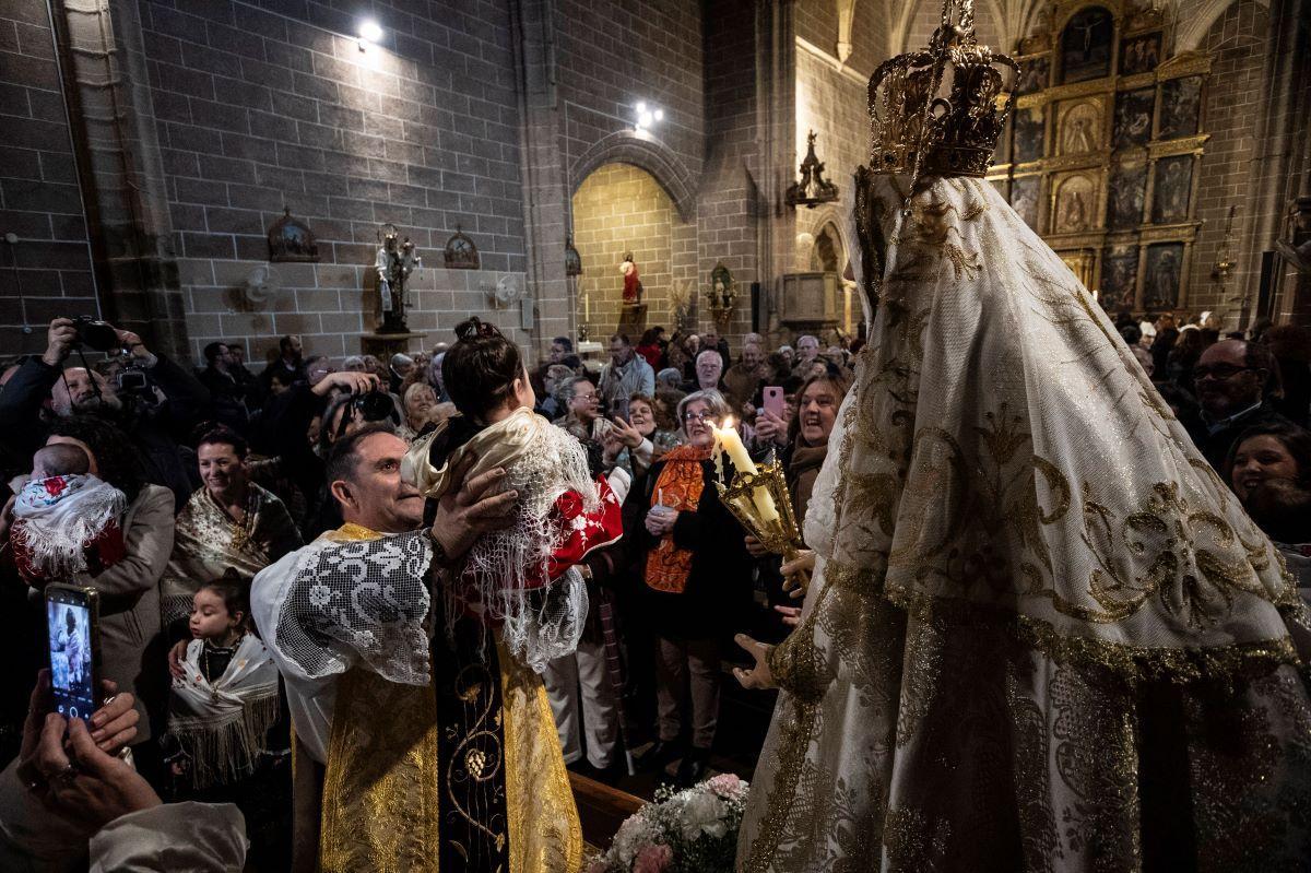 El municipio cacereño de Monroy celebra su tradicional ceremonia de las Purificás