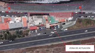 Moya saca a licitación la 'Demolición y Reconstrucción del tramo de muro de contención en la calle El Altillo'