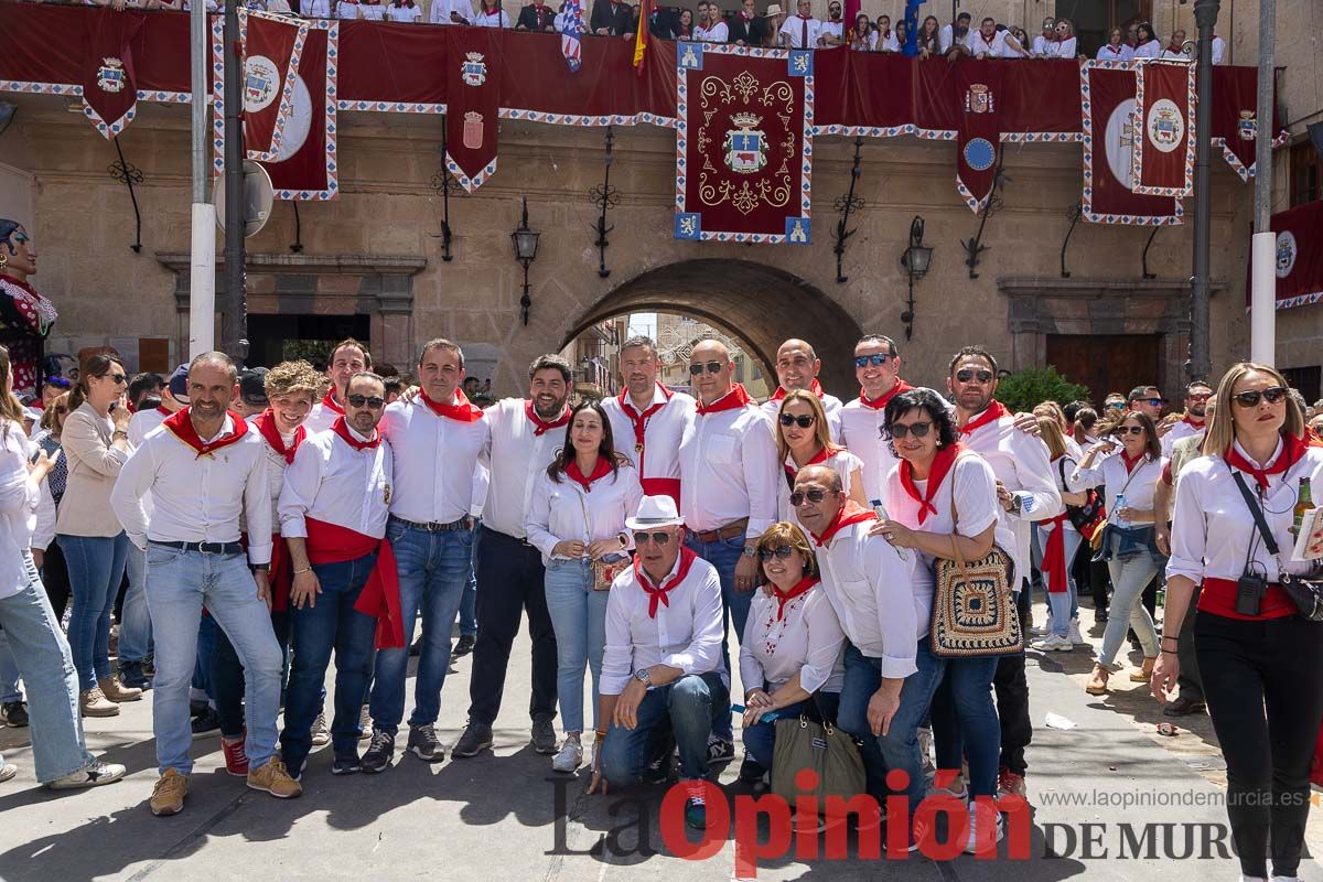 Moros y Cristianos en la mañana del dos de mayo en Caravaca