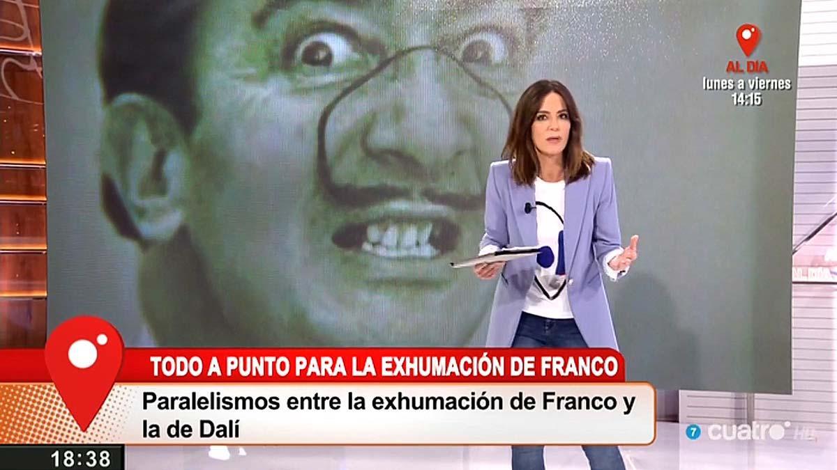 Dalí mezclado en el tema Franco (Cuatro).