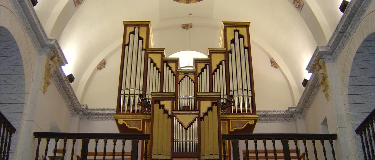 Imagen del órgano de Sant Josep