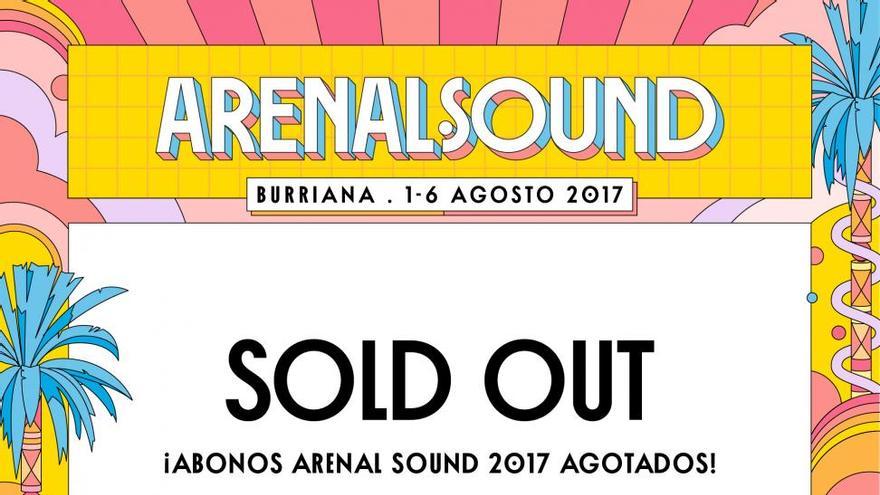 Arenal Sound 2017 anuncia el &#039;sold out&#039;