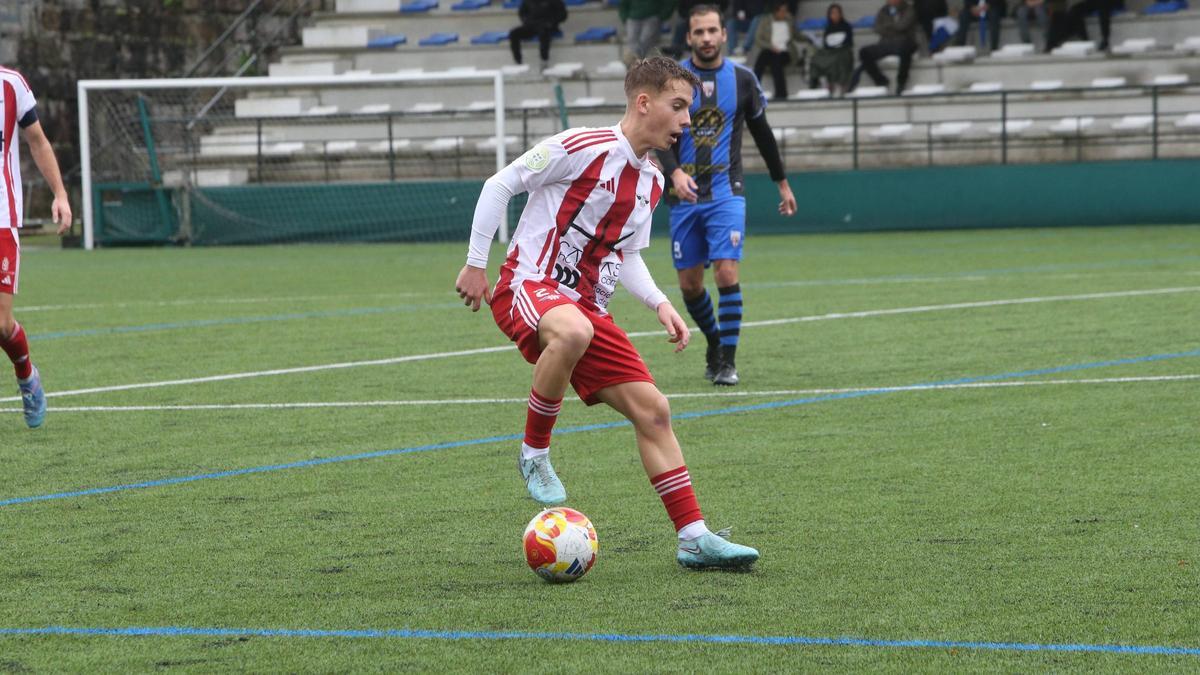 Lucas Camba, autor del gol ante el Céltiga.