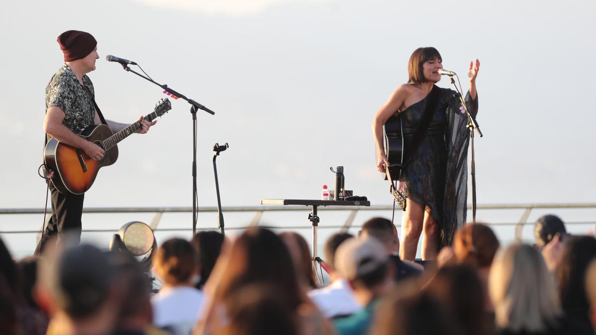 Amaral, en el concierto que ofreció el año pasado en el Festival TerraCeo