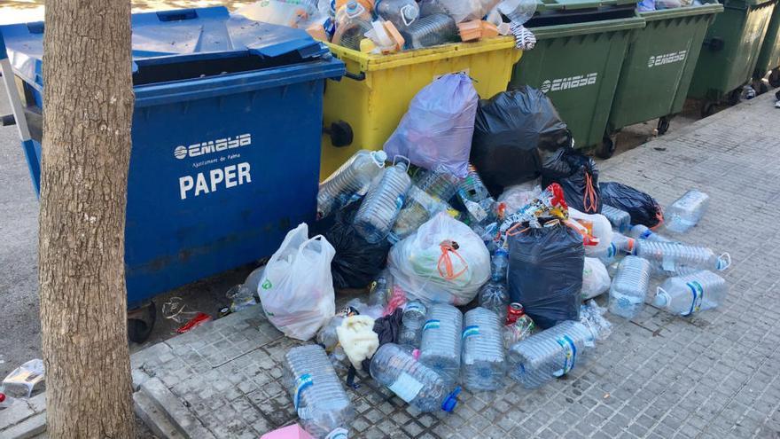 La prensa británica: en agosto puede haber &quot;montañas de basura&quot; al lado de los hoteles de Mallorca