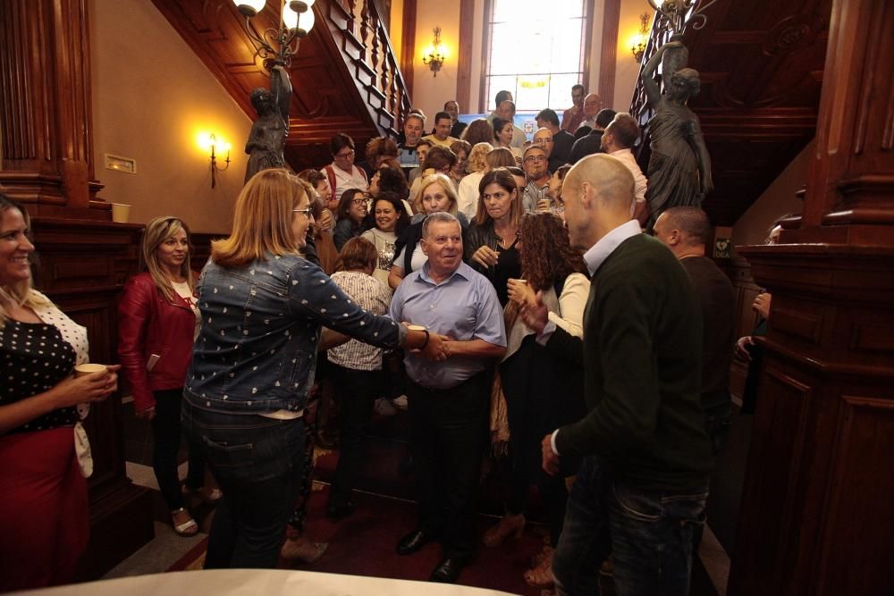 Despedida al conserje del Ayuntamiento de La Orota