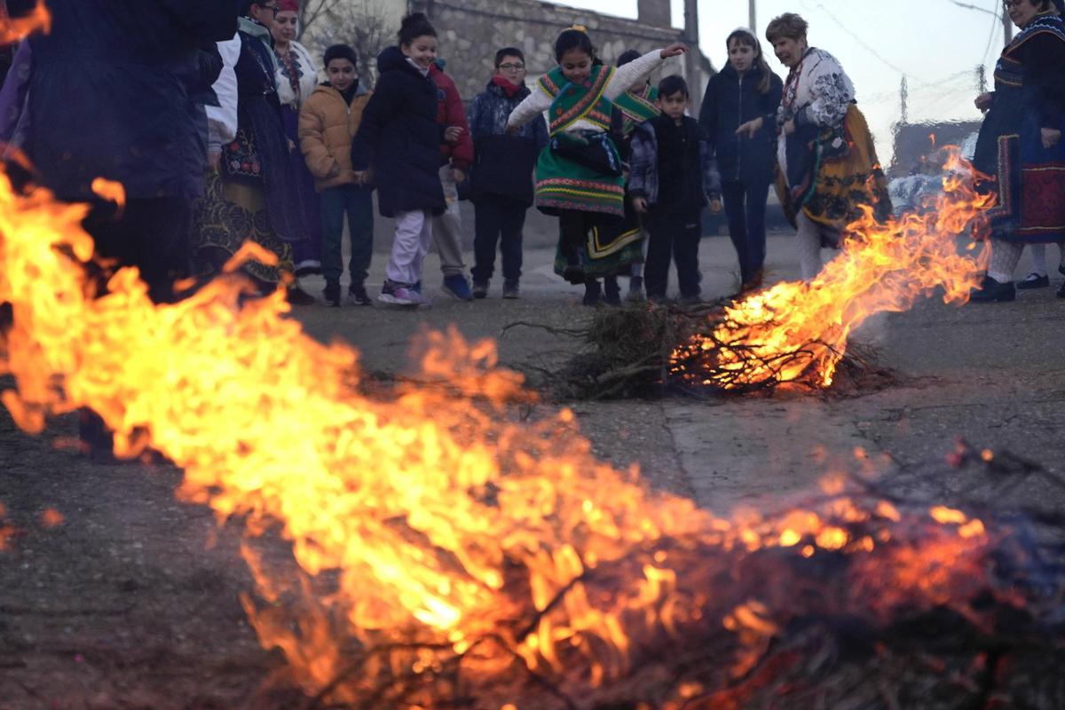 GALERÍA | Salto del piorno en Andavías contra viento y marea