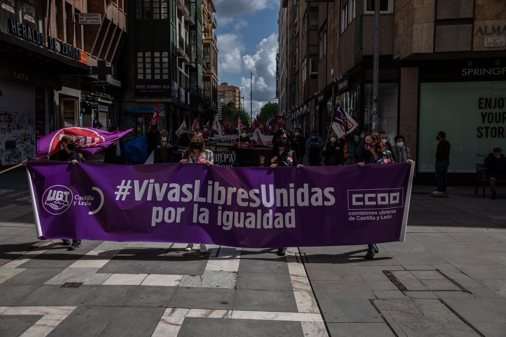 Manifestación por el día del trabajador