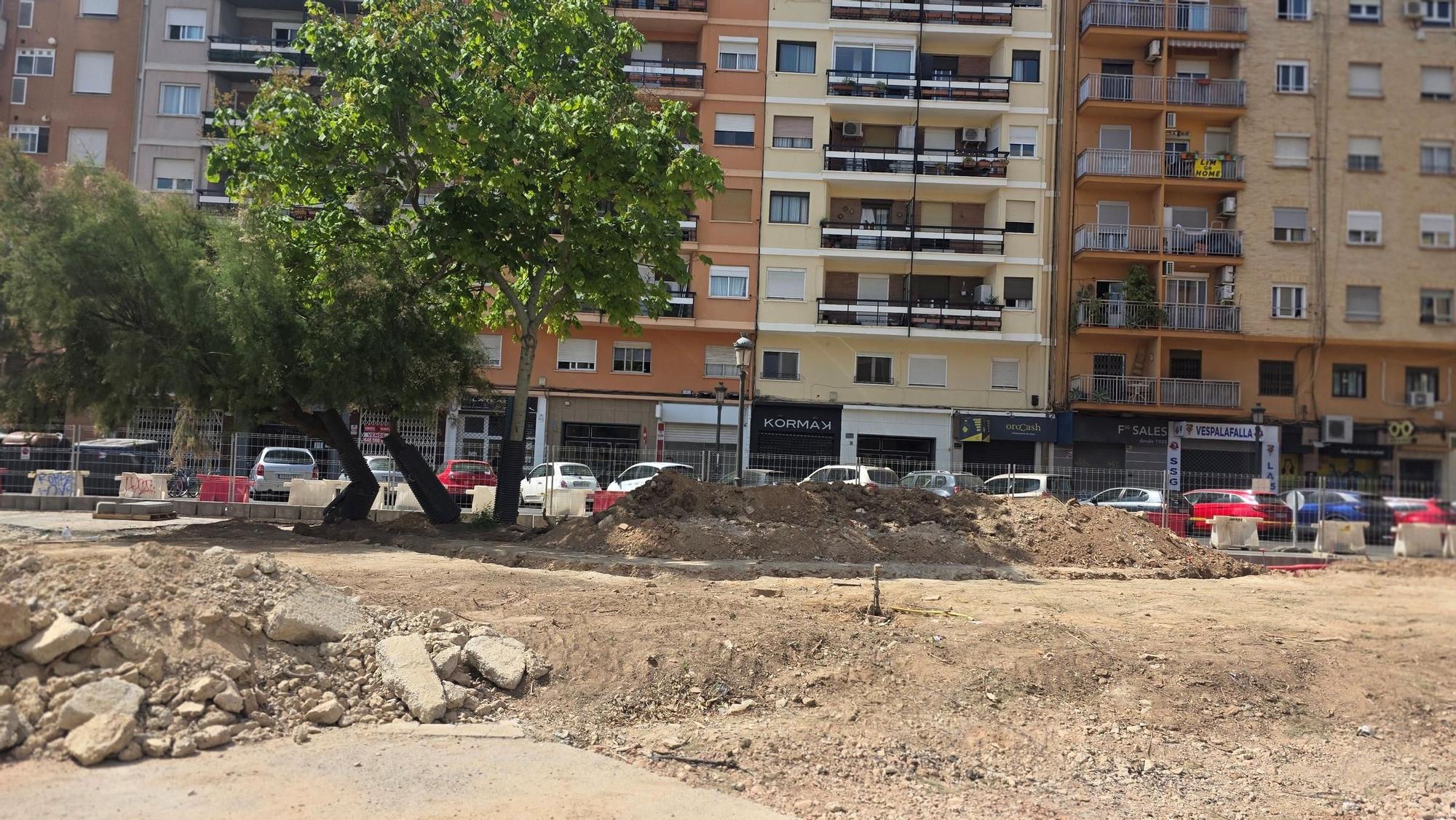 Así marchan las obras de la nueva Plaza de Nino Bravo