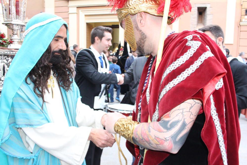 Acto de prendimiento y lanzada de los Longinos