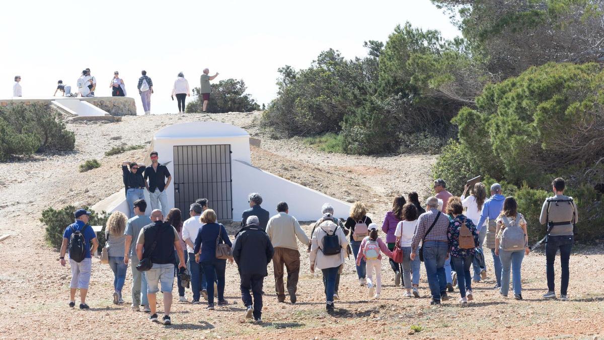 Ahora se pueden visitar las antiguas baterías militares de artillería.
