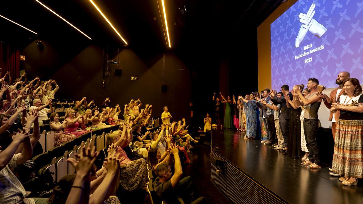 Foto de familia de los Ibiza Inclusion Awards 2022.