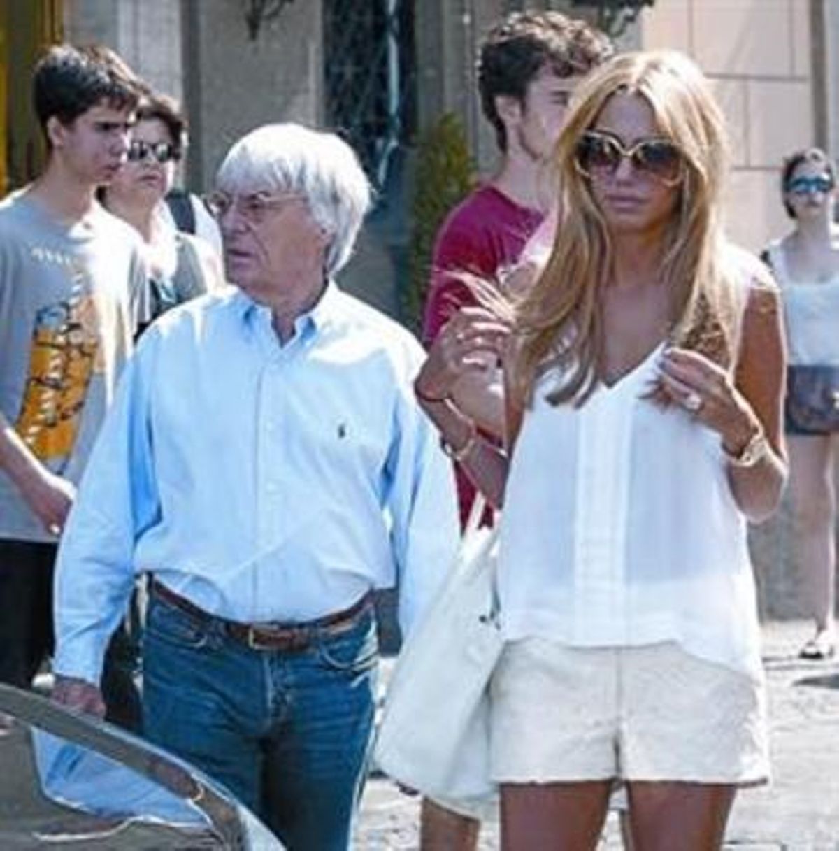 Ecclestone i la seva filla Petra passegen a Roma abans de la boda_MEDIA_1