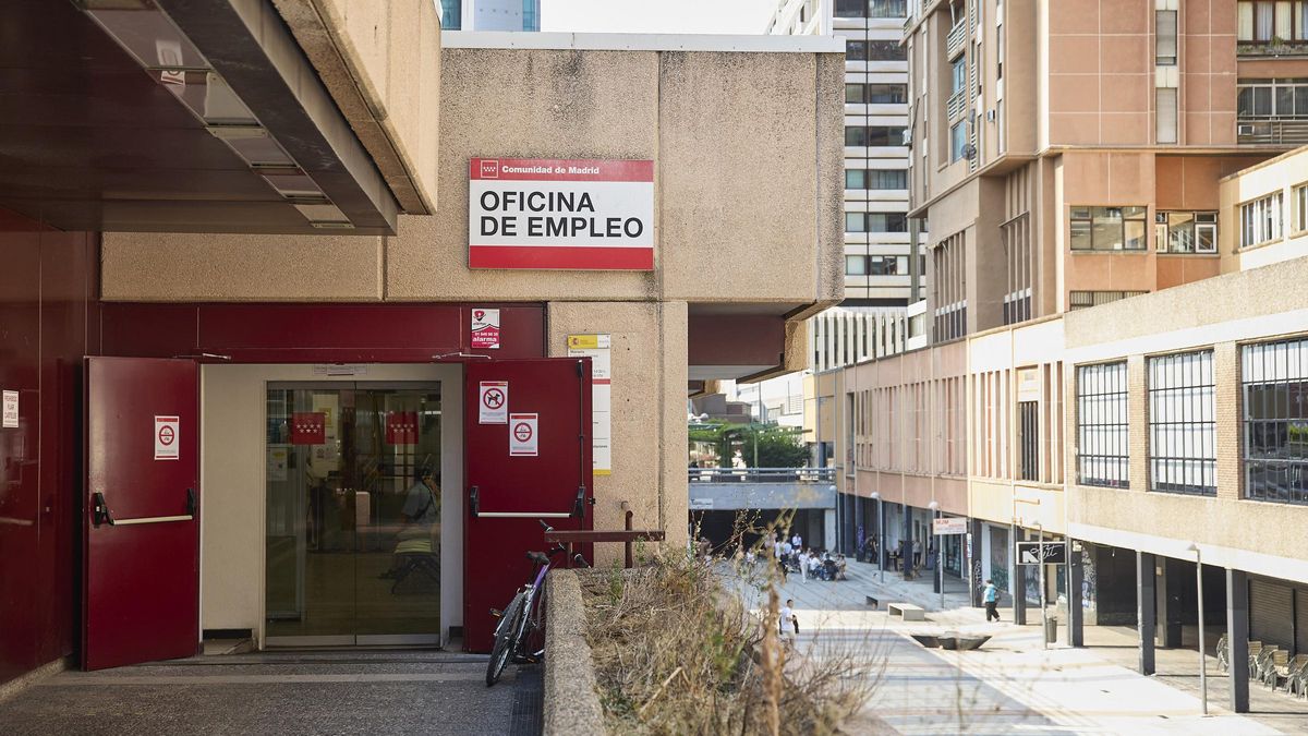 Una oficina del SEPE, en Madrid.