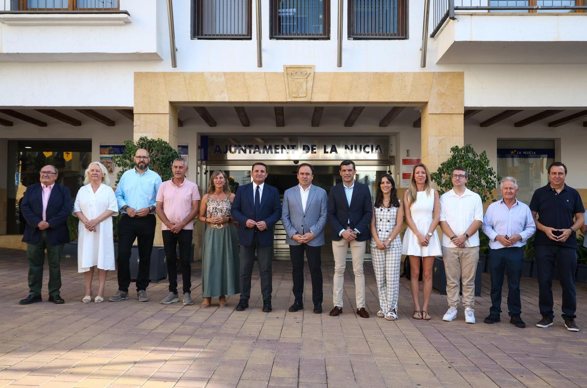 El presidente en el Ayuntamiento de La Nucia