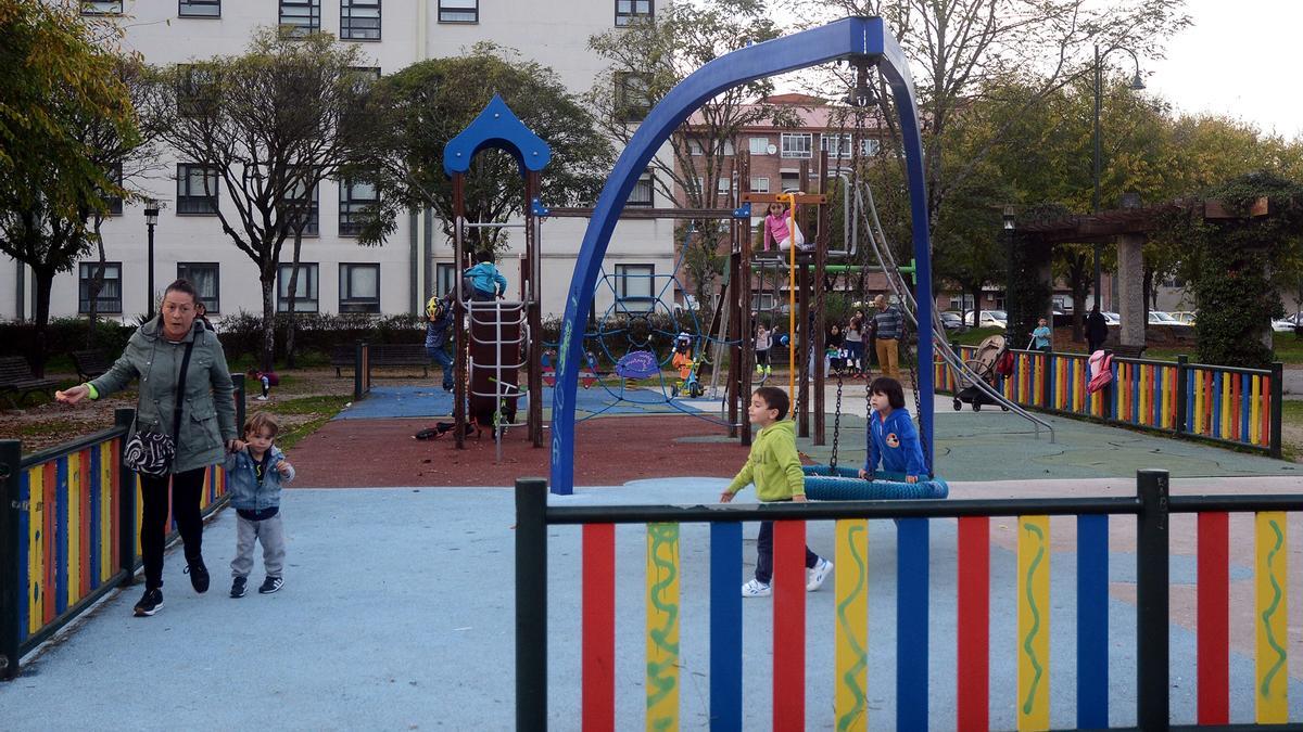 Una imagen de archivo del parque infantil de la Plaza de Europa