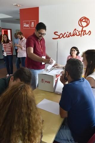 Votantes en las Primarias del Partido Socialista ...