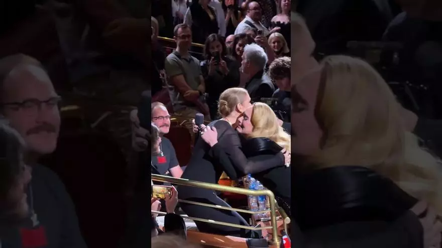 El emotivo abrazo entre lágrimas de Céline Dion y Adele