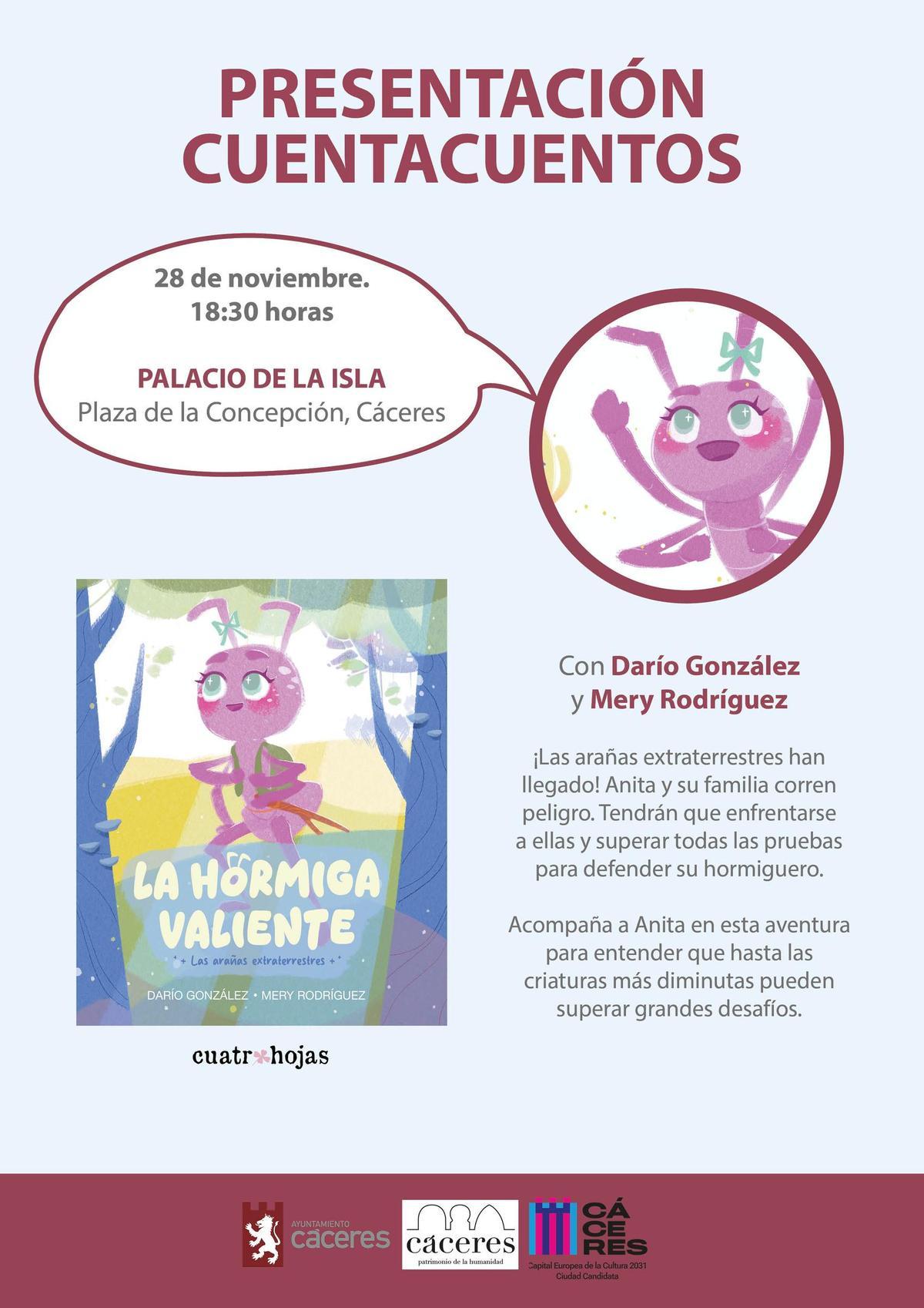 Cartel de 'La hormiga valiente'.