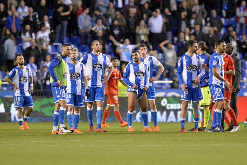 El Dépor no pasa del empate ante el Sevilla