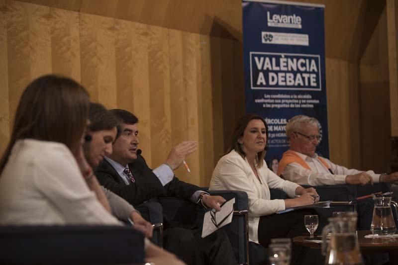 Debate entre los candidatos a la alcaldía de València