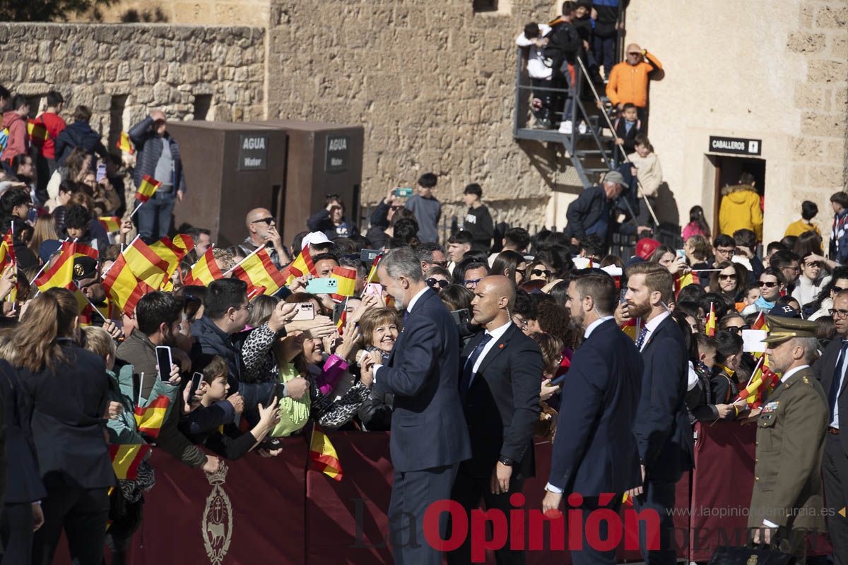 Visita de los reyes de España a Caravaca (explanada de la Basílica)