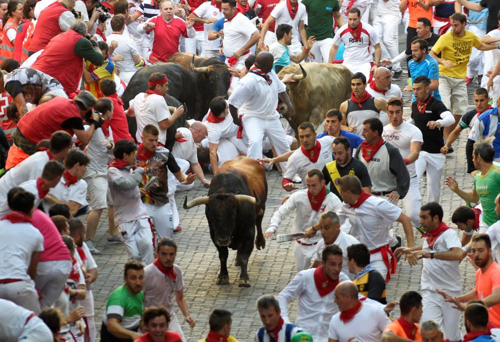 Primer 'encierro' de Sant Fermí