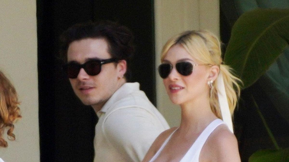 Brooklyn Beckham y Nicola Peltz en la preboda