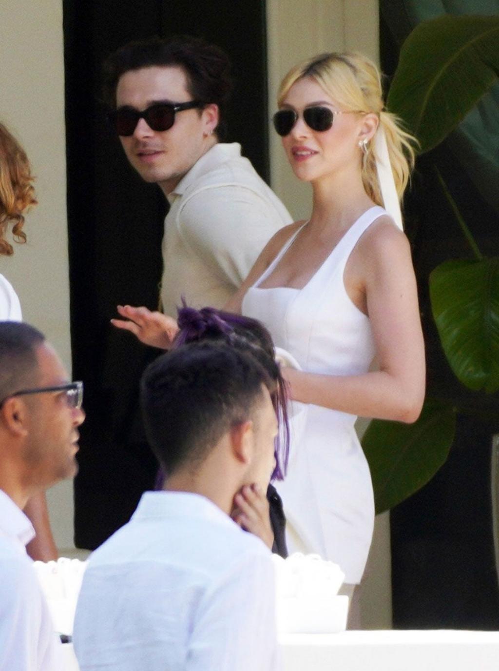 Brooklyn Beckham y Nicola Peltz en la preboda