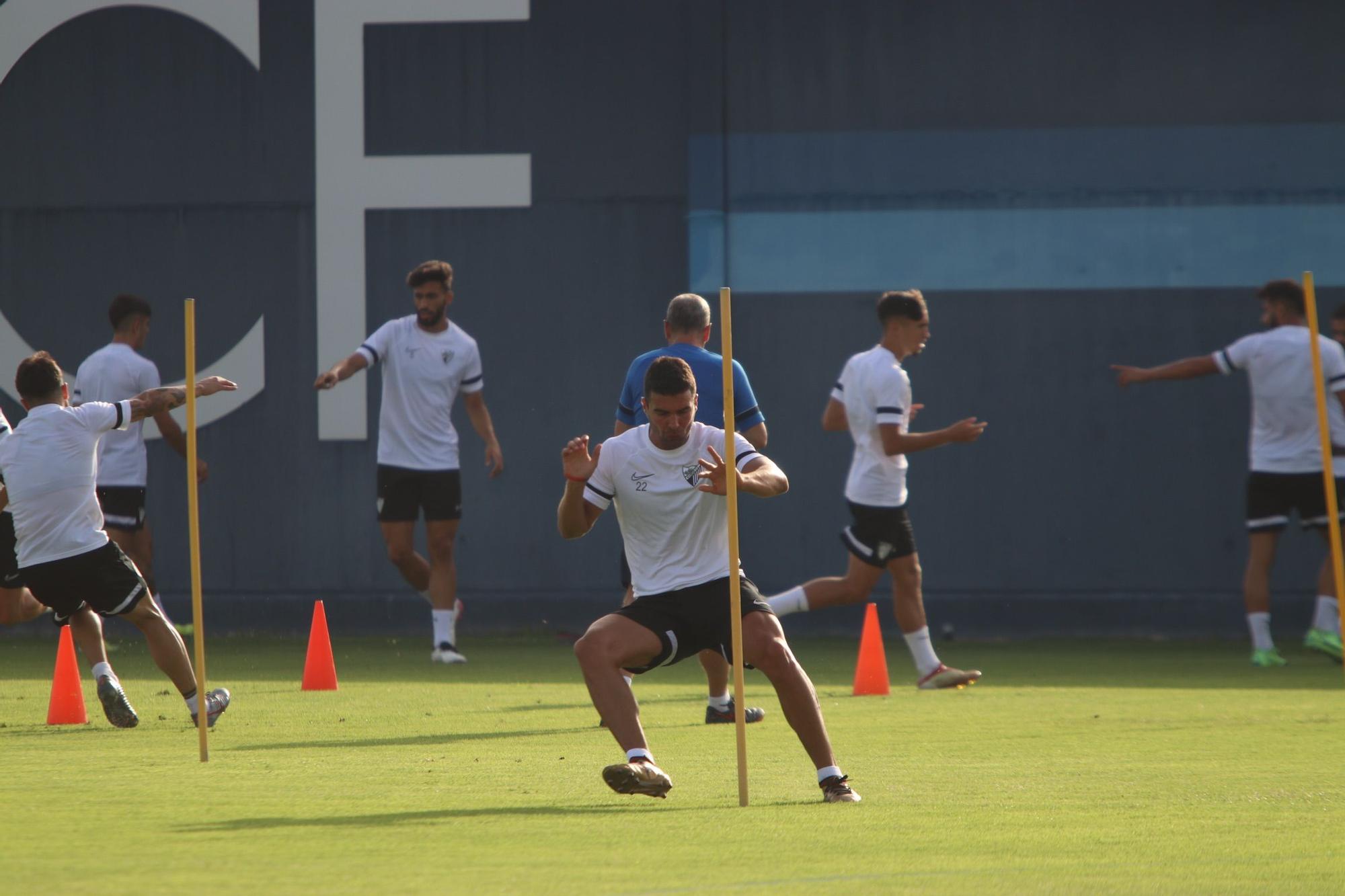 Entrenamiento del Málaga CF de este jueves 12 de agosto