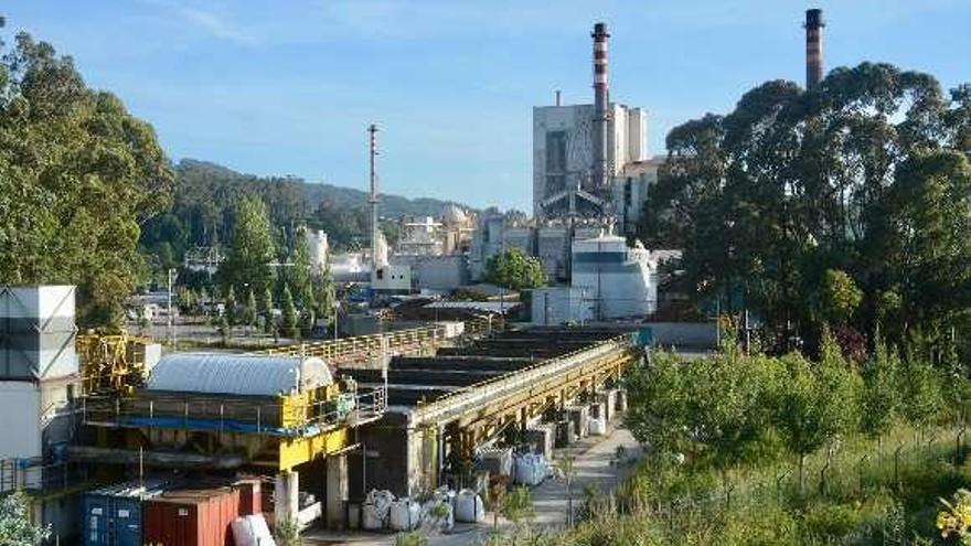 Fábrica de Ence en Pontevedra. // R.V.