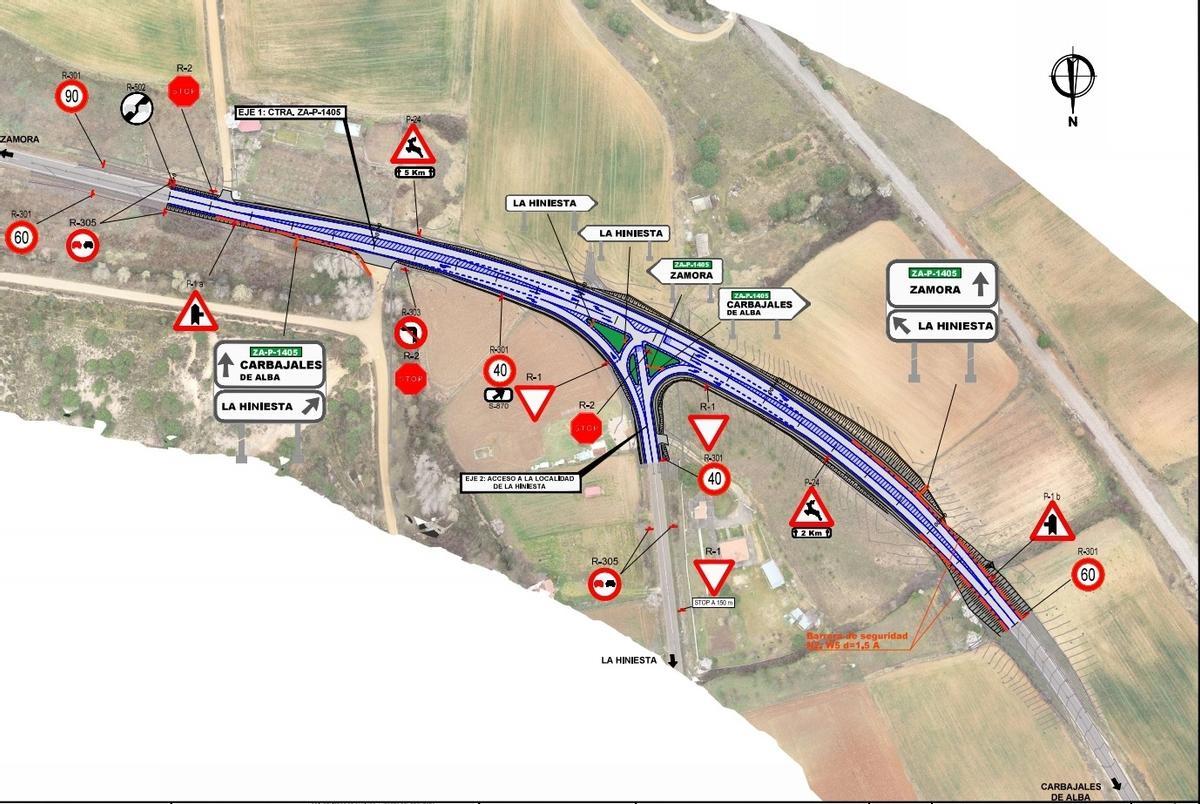 Mejora de los accesos a La Hinesta