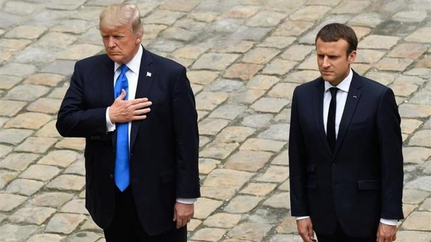 Macron anuncia una tregua con Trump por la &#039;tasa Google&#039;