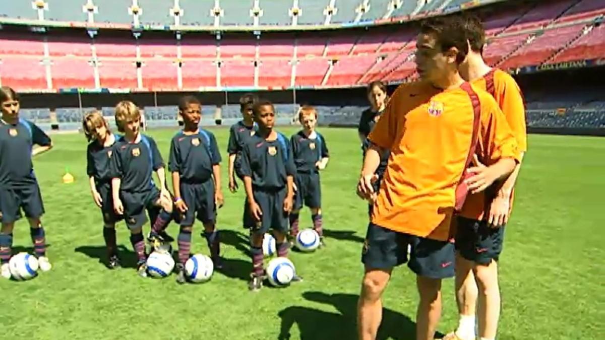 ¡Adama ya aprendía de Xavi hace 18 años!