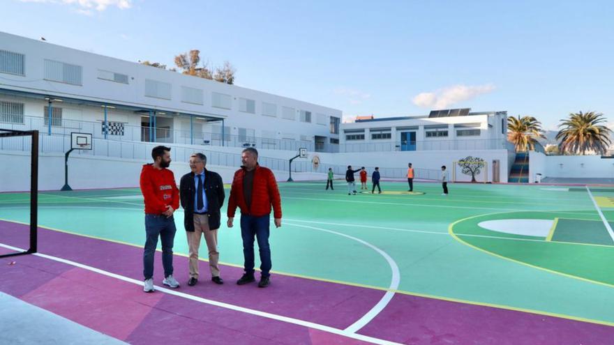 Pista deportiva vanguardista para el colegio MaríaTeresa León