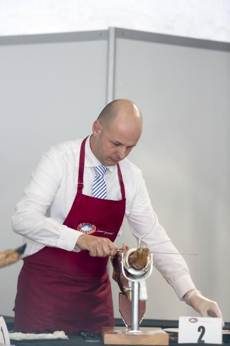 Concurso Nacional de Cortadores de Jamón en Salenor.