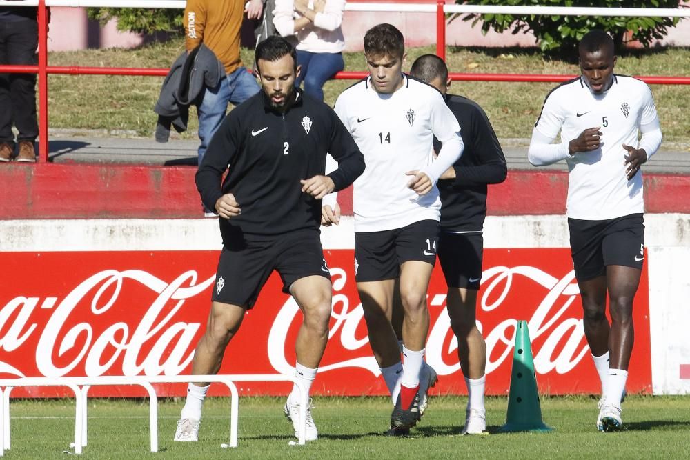 Entrenamiento del Sporting