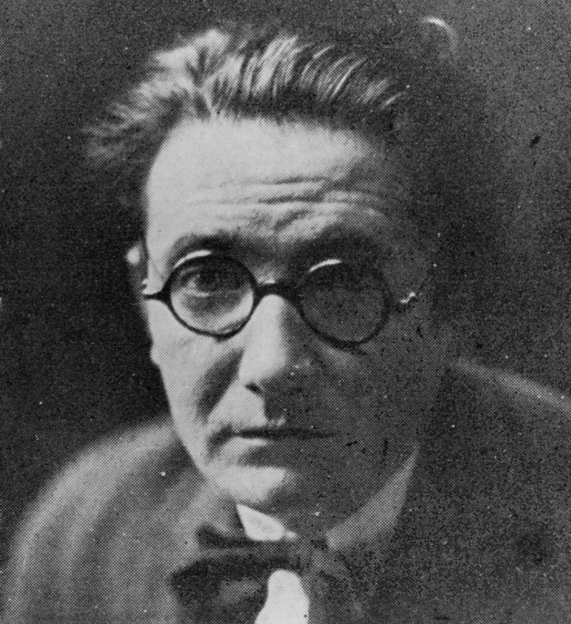 Alfonso Daniel Rodríguez Castelao nunha imaxe de 1927