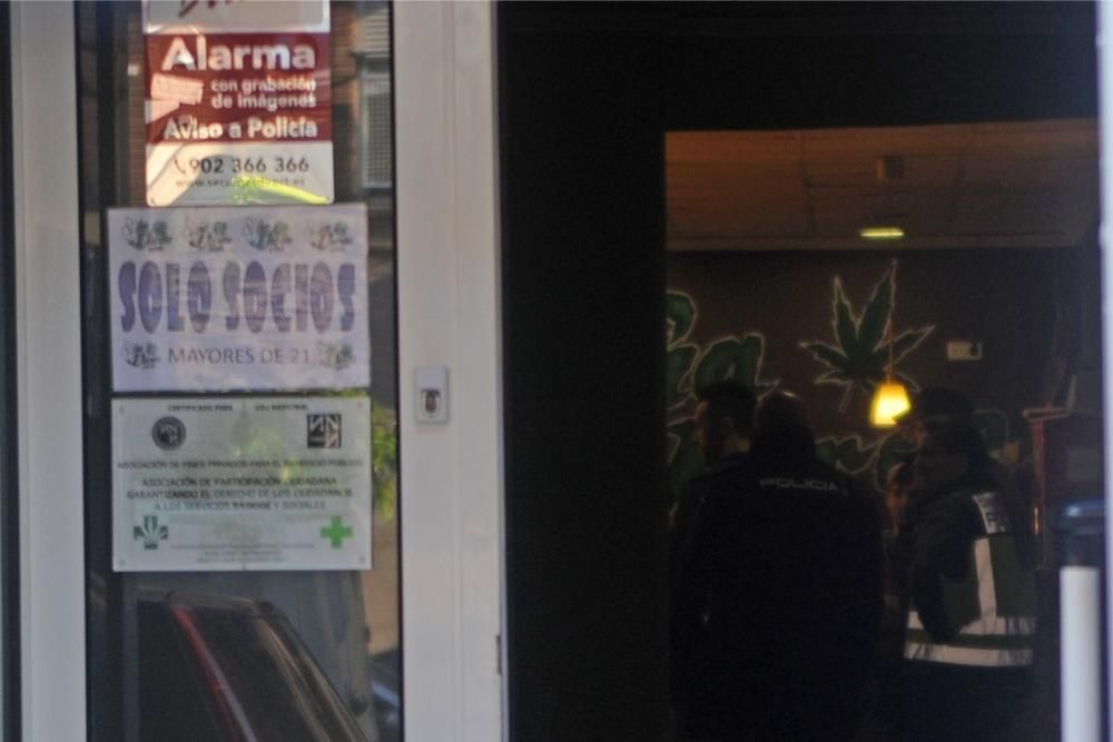 Nueva redada contra un club de fumadores de cannabis en Murcia