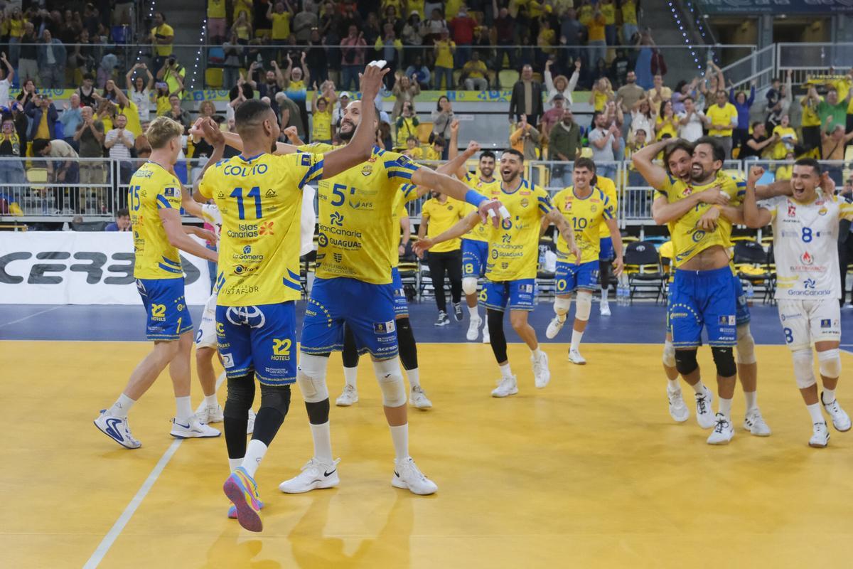 15-05-2026 LAS PALMAS DE GRAN CANARIA. CV Guaguas # CV Melilla, segundo partido de la final de la Superliga de voleibol  | 15/05/2026 | Fotógrafo: Andrés Cruz