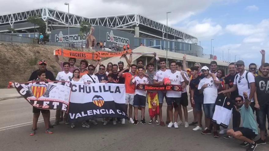 La afición del Valencia CF viaja a Cornellà