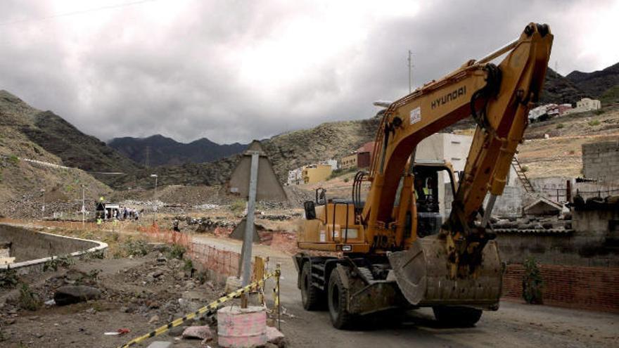 Obras en la zona de Las Huertas.