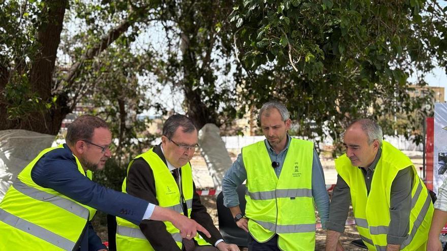 Más máquinas llegarán al Parque Metropolitano Oeste de Murcia las próximas semanas: arrancan las obras de la segunda fase