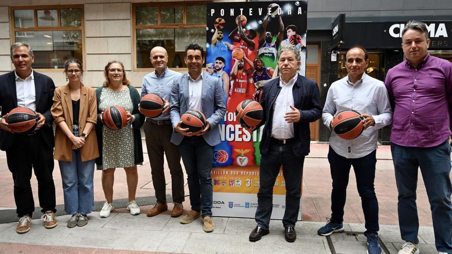 Presentación del VIII Torneo EncestaRías en Pontevedra. |  // RAFA VÁZQUEZ