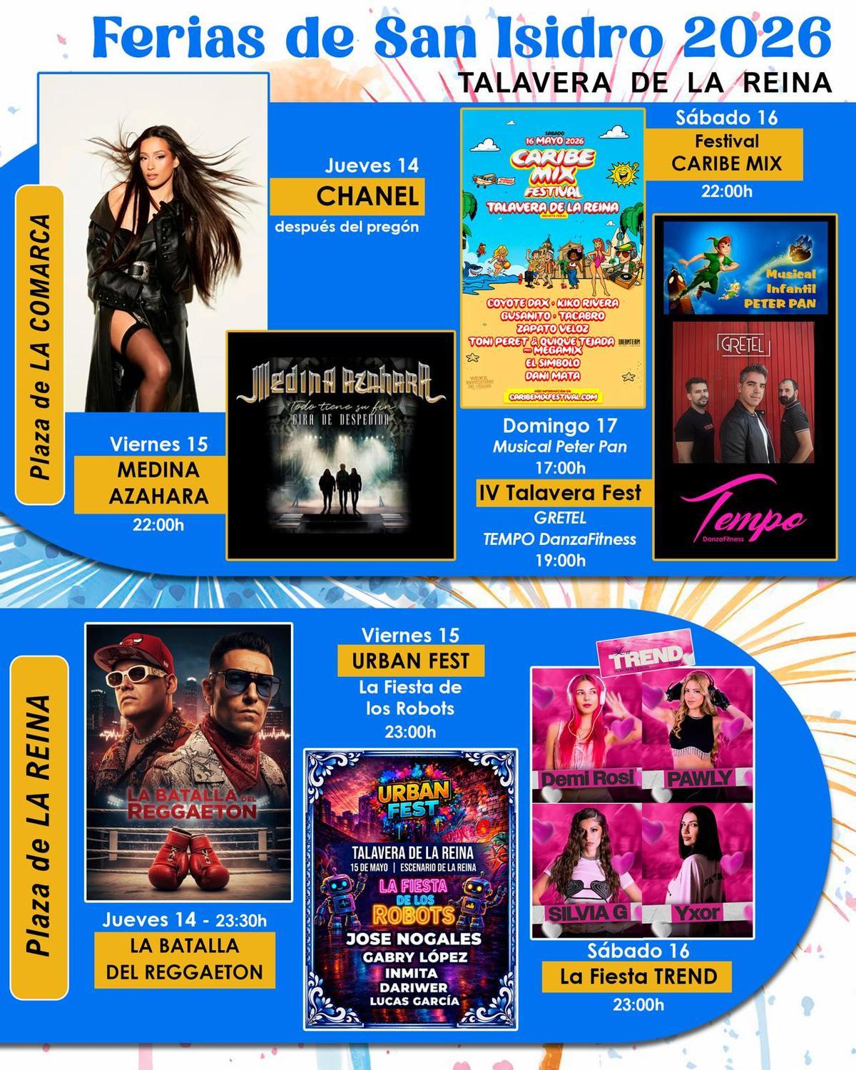Cartel de las Ferias de San Isidro 2026 de Talavera de la Reina