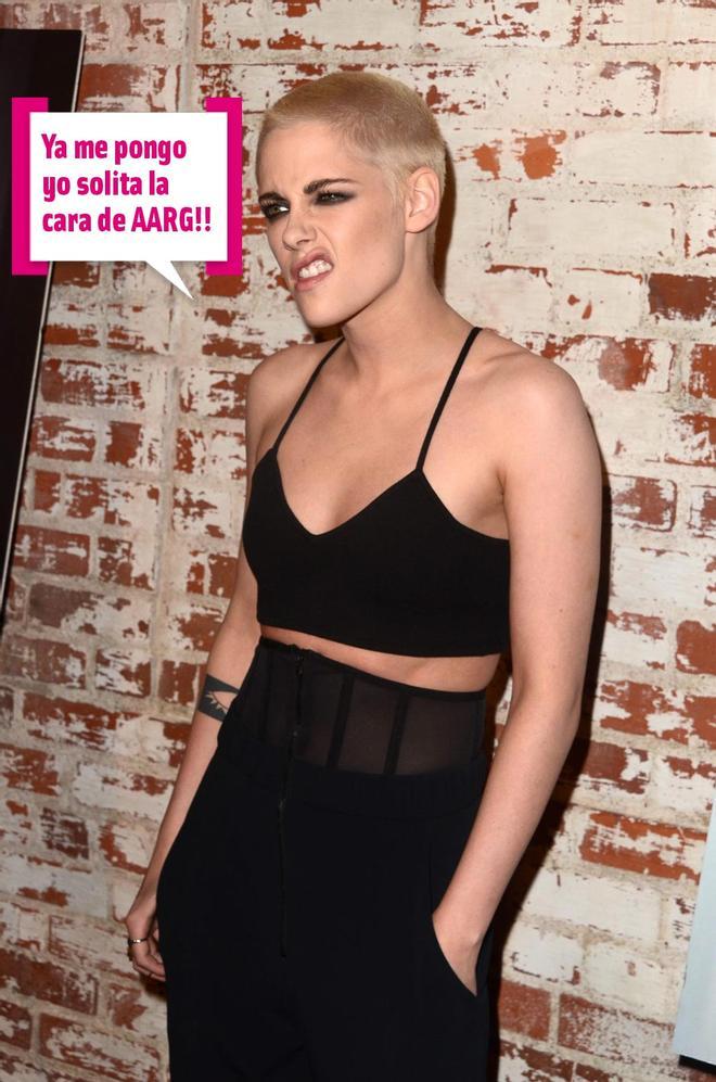 Kristen Stewart se rapa la cabeza