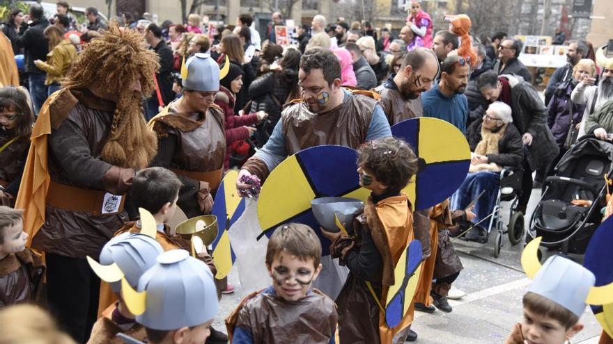 Els vikings conquereixen el Carnaval Infantil de Manresa