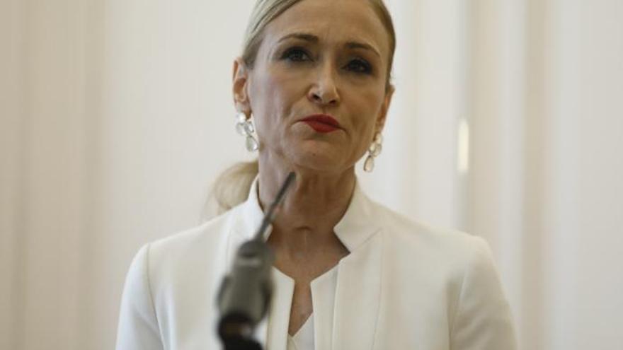 La expresidenta madrileña Cristina Cifuentes.
