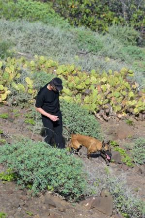 19-11-2018 ARUCAS.  Efectivos de la UME y Policía Nacional buscan a Juana Ramos en el barranco de Quintanilla. Fotógrafo: ANDRES CRUZ  | 19/11/2018 | Fotógrafo: Andrés Cruz